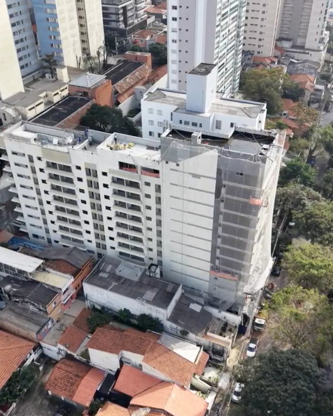 Vista aérea do Seiza Paraíso no Paraíso, São Paulo